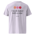 Unisex organic cotton creator 2.0 t shirt lavender back 6a45762732a6e.png